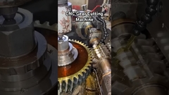 Macchina per la Tagliatura di Ingranaggi CNC #tecnologia #macchina #cnc